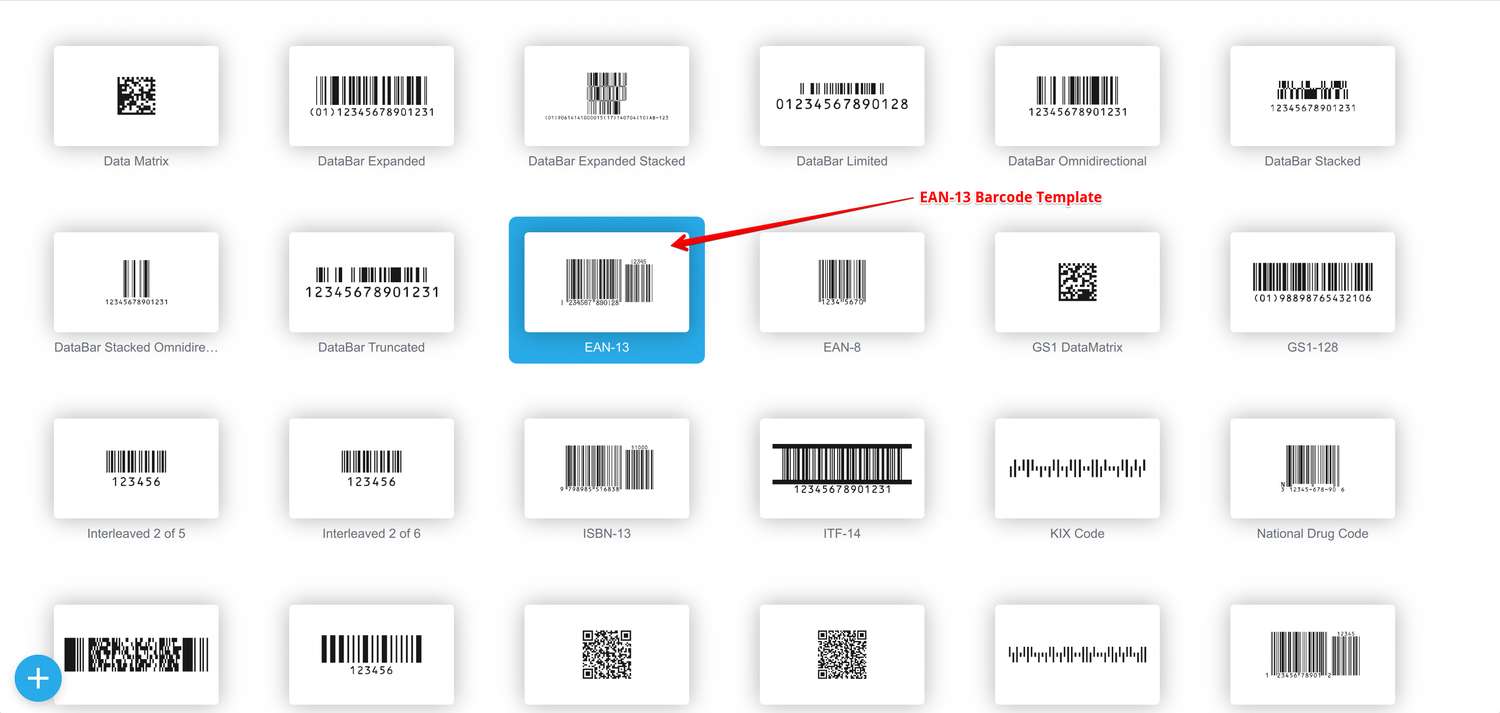 Штрих-код EAN-13 созданный в Barcode