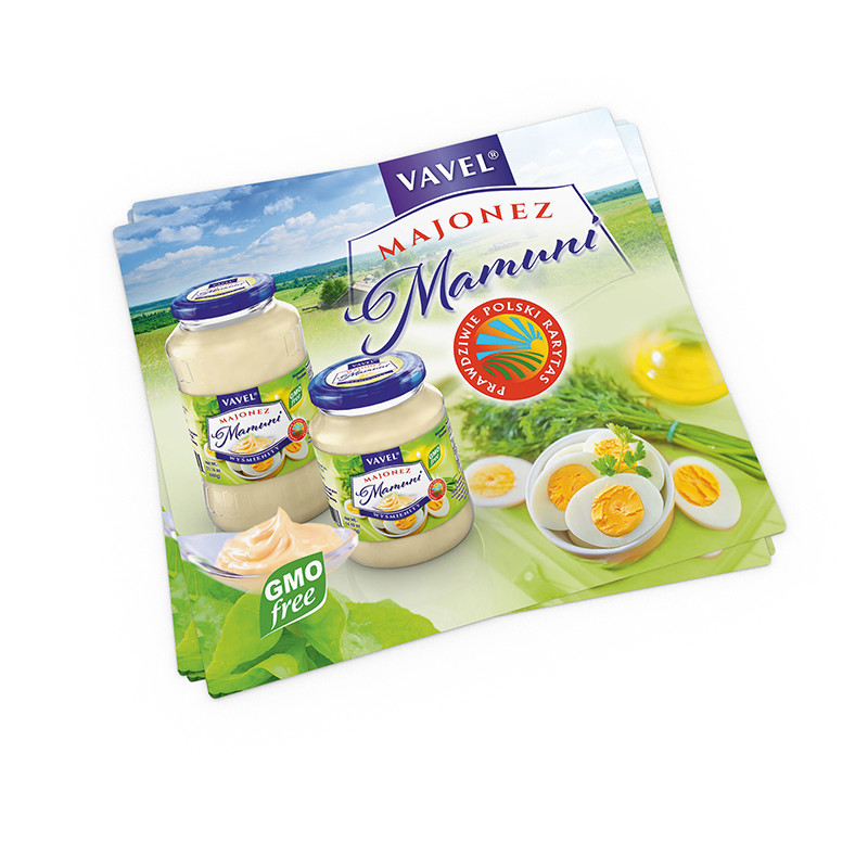 3D mayo window flyers rendered in Boxshot