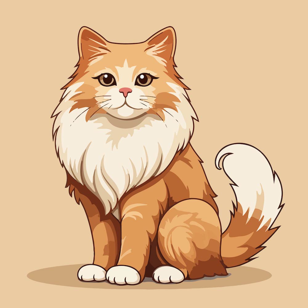 Векторное изображение кота